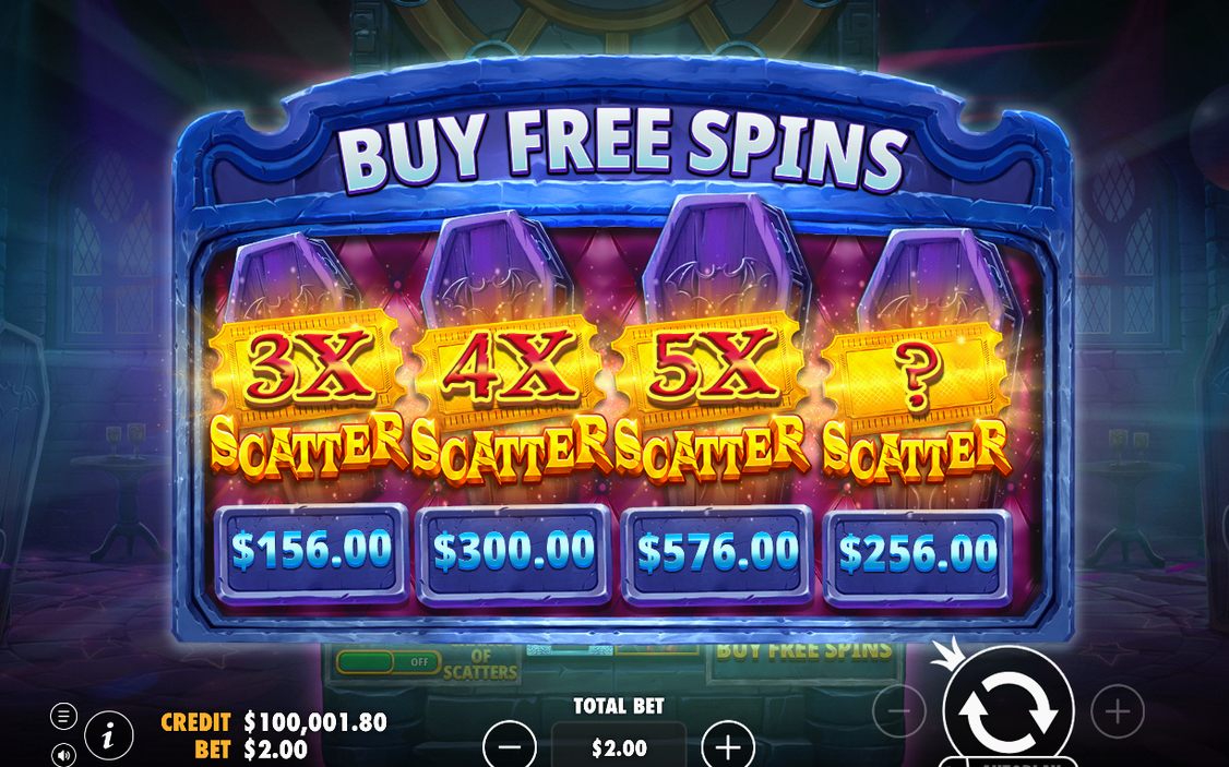 Bonusläge med Scatter-symboler inför Free Spins